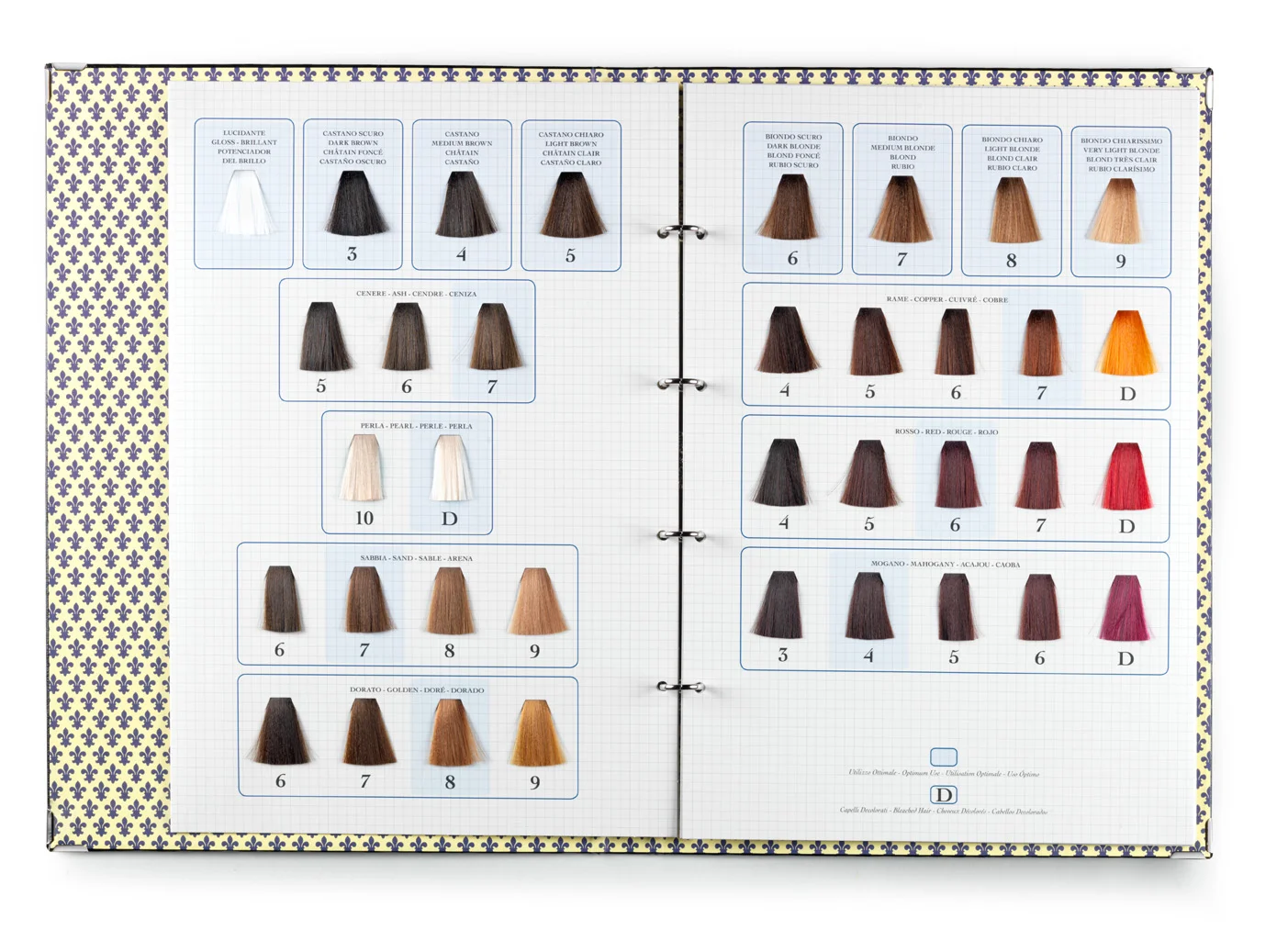 Davines Finest Pigments renk kartelası